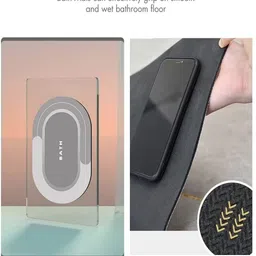 TLISMI Black & White 3D Visual Printed Anti-Slip Bath Rug image 5