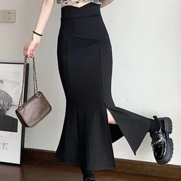 StyleCast Cut Out Maxi Pencil Skirt image 3