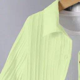 jacksy Felora Boys Textured Spread Collar Cotton Casual Shirt image 3