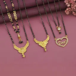 Bhanu diam Women Gold Mangalsutra-image-27