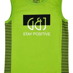 Gini and Jony Boys Typography Printed T-shirt image 1
