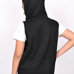 BAESD Girls Pack Of 2 Hooded Solid Fleece Casual Open Front Jackets image 2