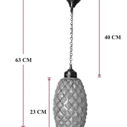 SOMIL Printed Glass Cylinder Ceiling Lamps image 4