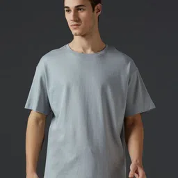 Supa Men Solid Round Neck Cotton T-shirt-image-41