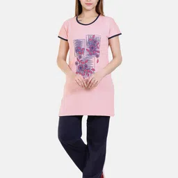 Divine Girl Women Printed Night suit-image-24