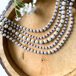 I Jewels Gold-Plated Beaded Layered Necklace-picture-22