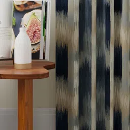 ROSARA HOME Unisex Navy Blue Curtains and Sheers-image-1