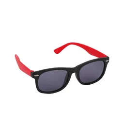 DukieKooky Kids Wayfarer Sunglasses with Polarised and UV Protected Lens DKSG494B-Black image 4