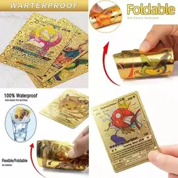 crazybuy Golden Foil Cards 55 PCS ( , V, GX, EX & Basic) image 4
