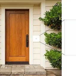 TEQOOZ Doorbell Touch Switch (White) | Glass Finish | Capacitive Touch Smart Switch image 2