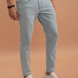 HIGHLANDER Men Tapered Fit Low Distress Stretchable Jeans image 2