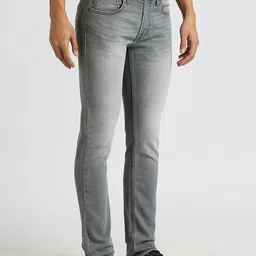 Pepe Jeans Men Vapour Slim Fit Heavy Fade Clean Look Stretchable Jeans image 5
