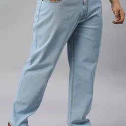Turning Blue Mens Plus Size Relaxed Fit Jeans image 5