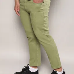 Instafab Plus Men Clean Look Jean Relaxed Fit Light Fade Stretchable Cotton Jeans image 3