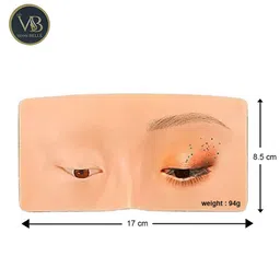 Veoni BELLE Silicon Eye Makeup Practice Dummy Board - Neutral Undertone image 2