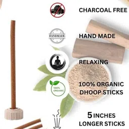 vidhan Pooja Dhoop Sticks Premium Jar 400 Gm | No Bamboo | No Charcoal KASTURI Dhoop image 3