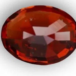 gemes 5.50 Ratti Lab Certified Natural Gomed Original (Hessonite) Stone . Stone Garnet Ring image 3