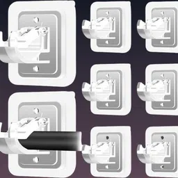 vxyan White Curtain Hooks-picture-22