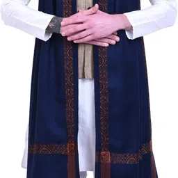 swi stylish Wool Embroidered Men Shawl-picture-13