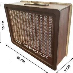 wynx Gullak Coin Bank – Handcrafted Wooden Money Saver Coin Bank-picture-32