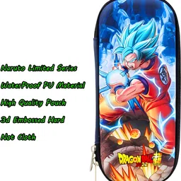 ancientkart Naruto Anime embossed Art Canvas Pencil Box image 1