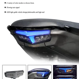 vagary Rear Tail Light With Flowing Turn Signal Indicator Tail Light for Yamaha MT 15 Bike Fairing Kit image 3