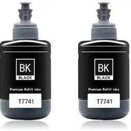 kalar 774 Refill Ink for Epson M200 , M205 , L655,M100 , M105 Black - Twin Pack Ink Bottle-image-29