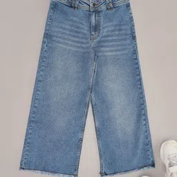 Pantaloons Junior Girls Mid-Rise Light Fade Jeans-picture-31