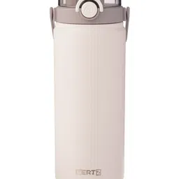 Nertz Lifestyle White & Grey Single Stainless Steel Solid Double Wall Vacuum Water Bottle-picture-15