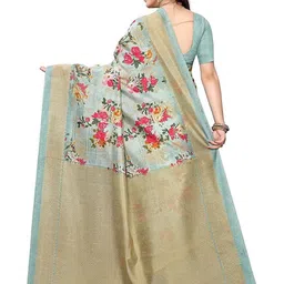 THE FASHION ATTIRE Floral Printed Patola Saree image 2