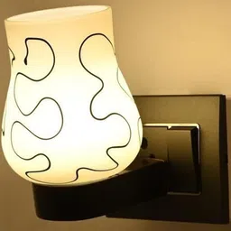 1ST TIME White Printed Glass Wall Lamp-picture-11