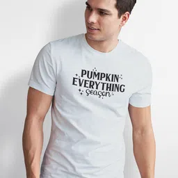 Seekbuylove Typography Printed Round Neck Bio Finish Pure Cotton T-shirt image 5