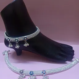 AamNa Enterprises Silver-Plated Anklet image 5