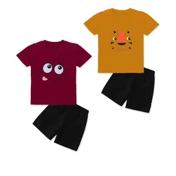 MGRS Kids-Unisex Maroon Clothing Set-picture-12