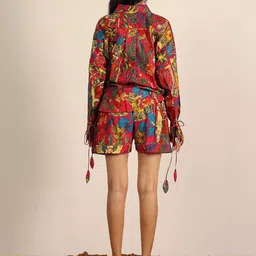 KAORI BY SHREYA AGARWAL Printed Cotton Shirt With Shorts Co-Ords image 5