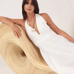 Trendyol Women Halter Neck Maxi Midi Dress-image-35