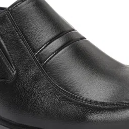 azzaro black Azzaro Men Formal Slip-On Shoes image 5