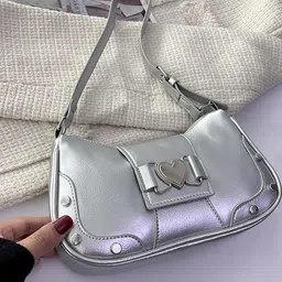 CORSICA Women Silver PU Handbags-picture-32