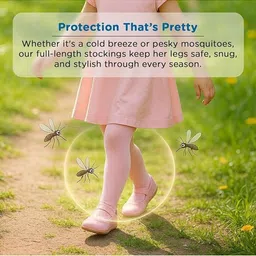 MeeMee Infant Girls Pack of 2 Opaque Stockings image 3