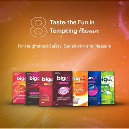 BIGFUN Set Of 5 Dotted, Ribbed & Contoured Condoms - Butterscotch - 10 Pieces Each image 4