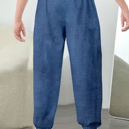 BAESD Boys Printed Cotton Mid Rise Joggers image 3