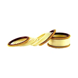 Vidhya Kangan Set Of 22 Gold-Plated Stone Studded Bangles-image-57