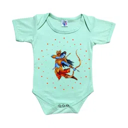 Cute Pals Infants Happy Dussehra Printed Cotton Bodysuit-picture-48