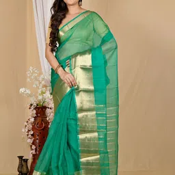 DipDiya Zari Taant Saree-picture-19