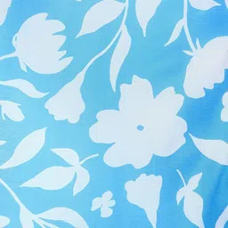 Sangria Embellished Floral Printed Digital Printed Satin Saree With Blouse Piece image 2