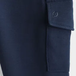 Orange Sugar Infants Cotton Mid-Rise Cargo-Joggers image 2