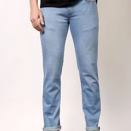 Stylox Men Regular Fit Mid-Rise Light Fade Jeans-picture-21