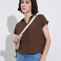 SF JEANS by Pantaloons Extended Sleeves Boxy Top-image-42
