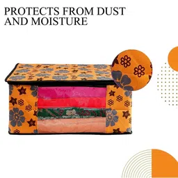 AMAK INC Orange Fabric Multi-Utility Wardrobe Organisers image 4