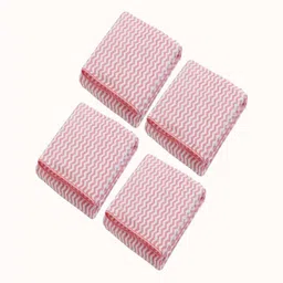 Black gold Pink & White 4 Striped Other 400 GSM Bath Towel-picture-5